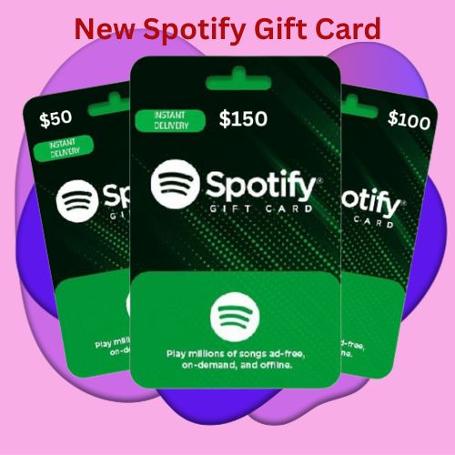 New Soptify Gift Card
